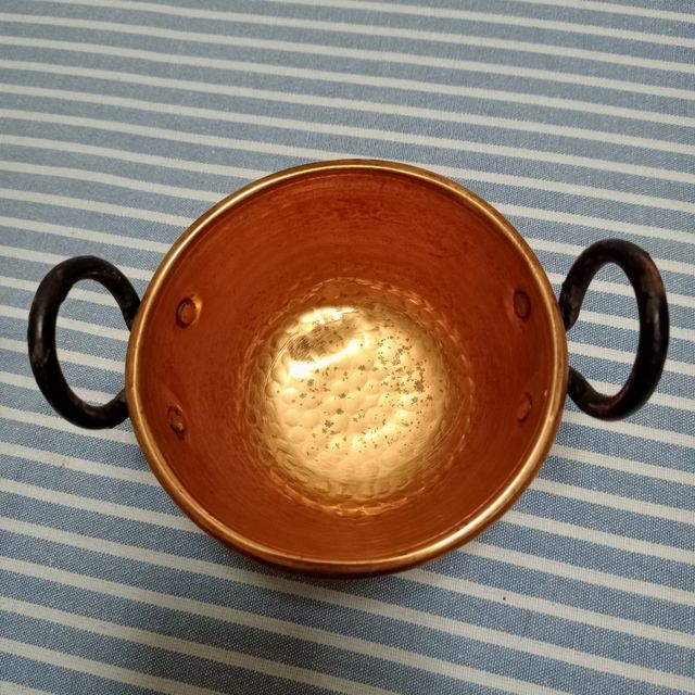 Caldero de cobre vintage