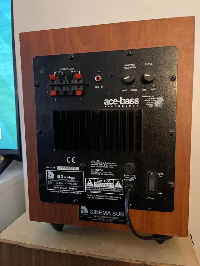 Subwoofer Audio Pro B3 Acebass de segunda mano por 100 EUR en O