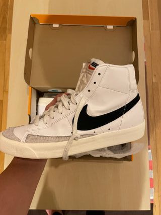 ZAPATILLAS NIKE BLAZER STUDIO MID OFF-WHITE.Talla 44 - 9UK - 10US EUR 69,99  - PicClick IT