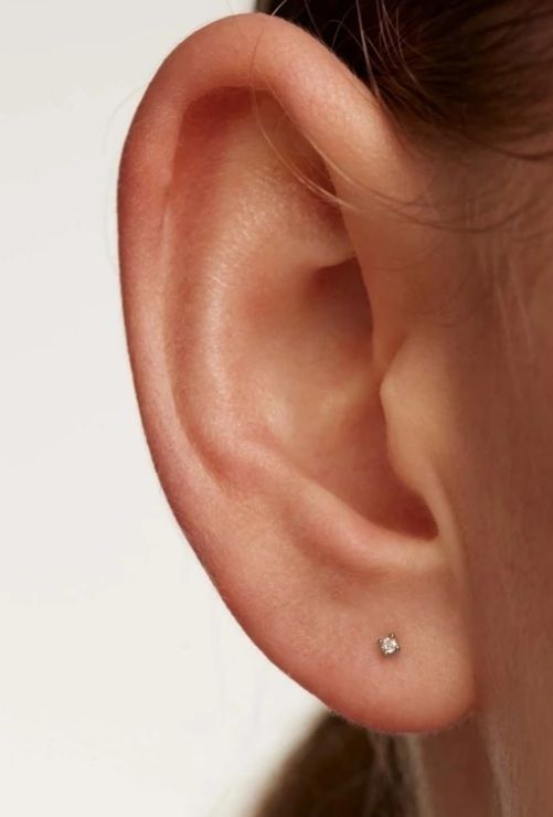 Pendientes de circonitas plata de ley.