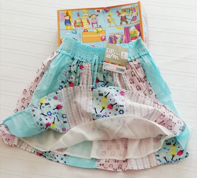 Falda niña nueva con etiqueta du pareil 8 años