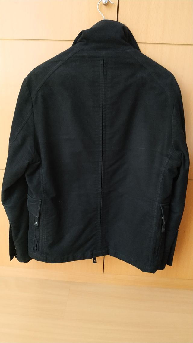 CHAQUETON AZUL MARINO ZARA