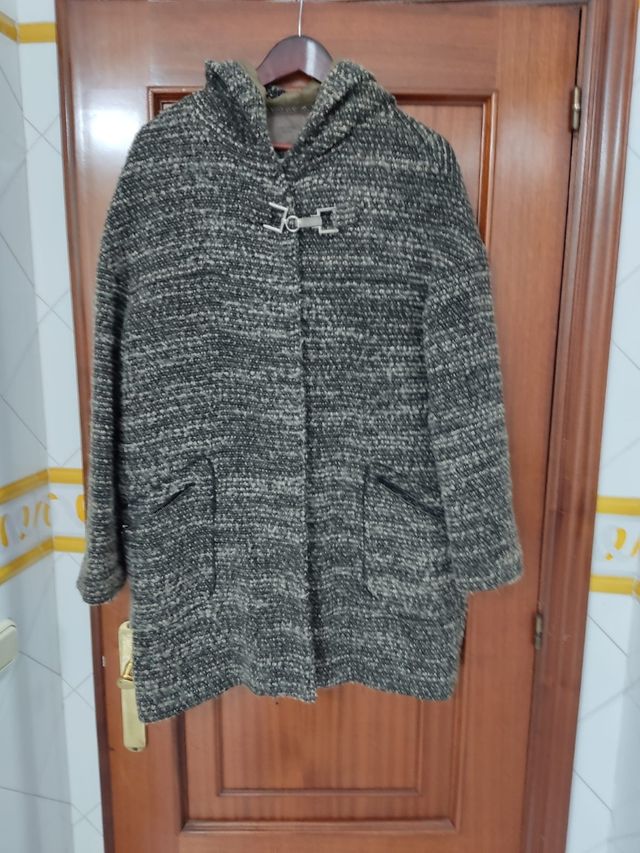 Trenca Marrón Jaspeada