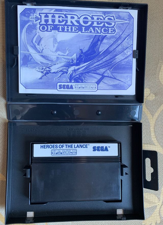 Heroes of the Lance para Sega Master