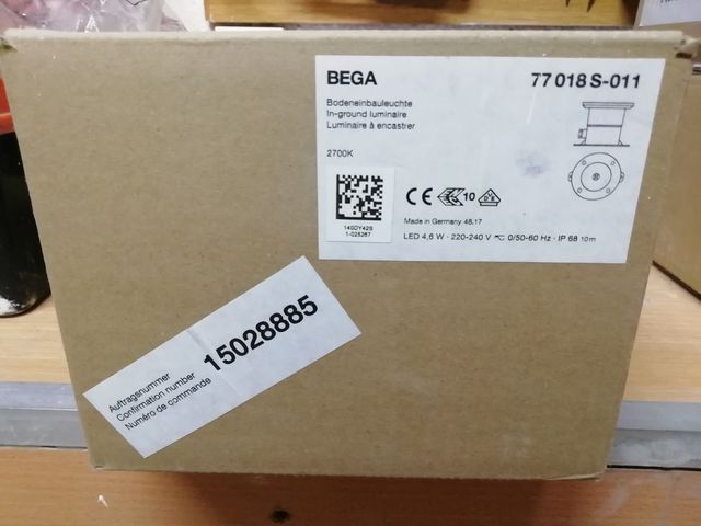 6 Luces empotardas alta gama exterior marca Bega