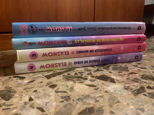 Elashow libros de la colección. Los 4 libros 25€.