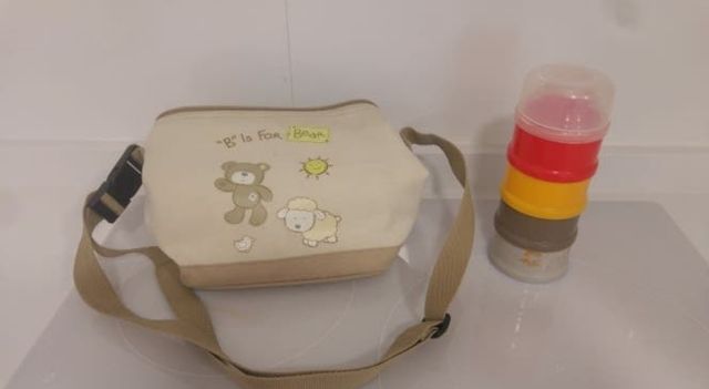 neverita y dosificador de leche polvo