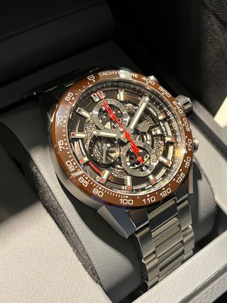 Reloj Tag heuer carrera skeleton automático negro de segunda mano por 3.400  EUR en Alcobendas en WALLAPOP