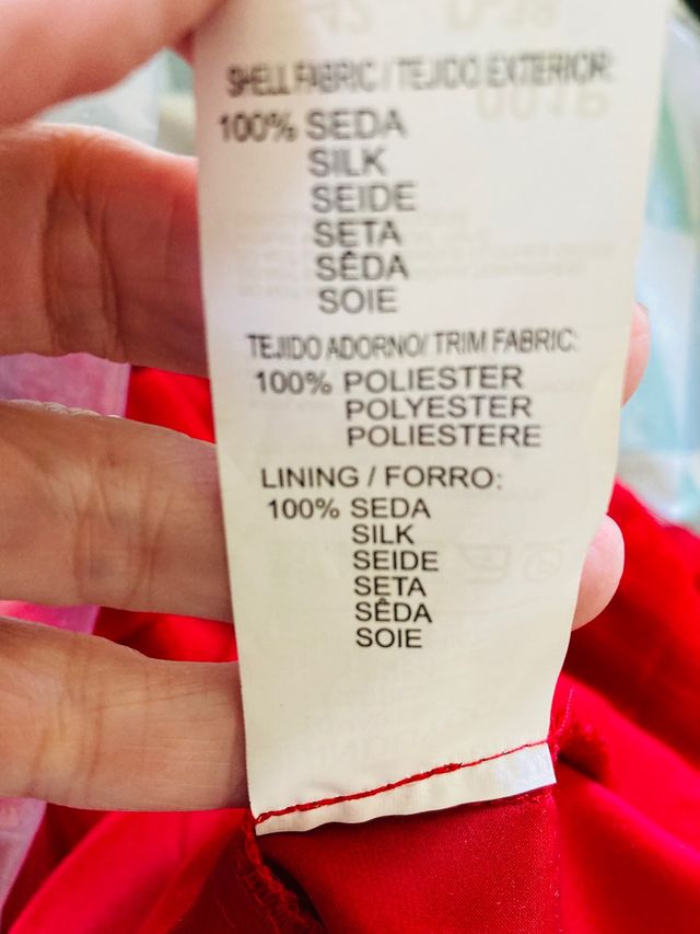 Vestido fiesta,seda,solo una puesta!