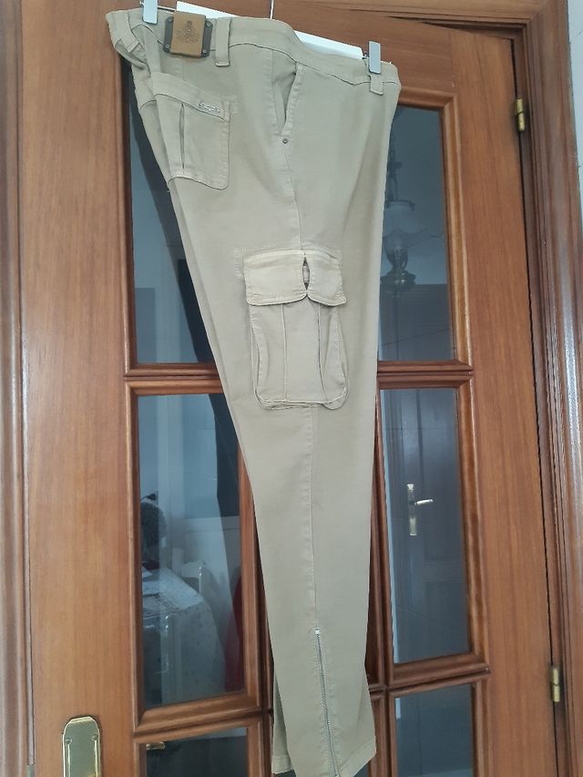 pantalón algodón y licra