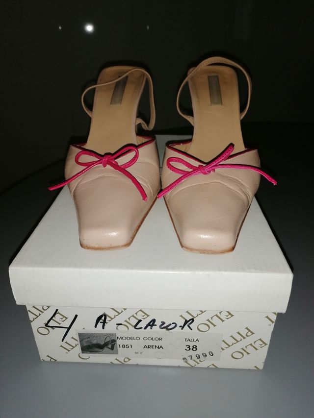 Zapato piel señora destalonado