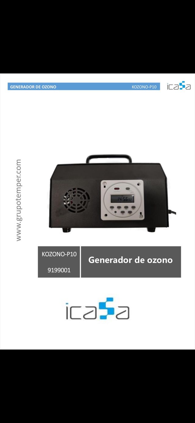 Generador de ozono