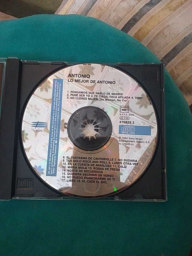 CD,Original de El Unico Antonio Flores