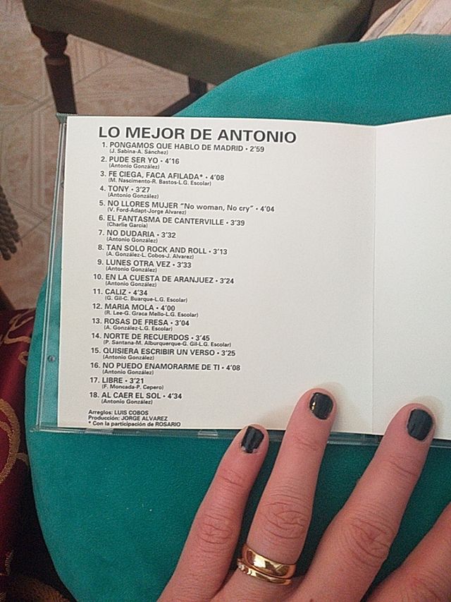 CD,Original de El Unico Antonio Flores