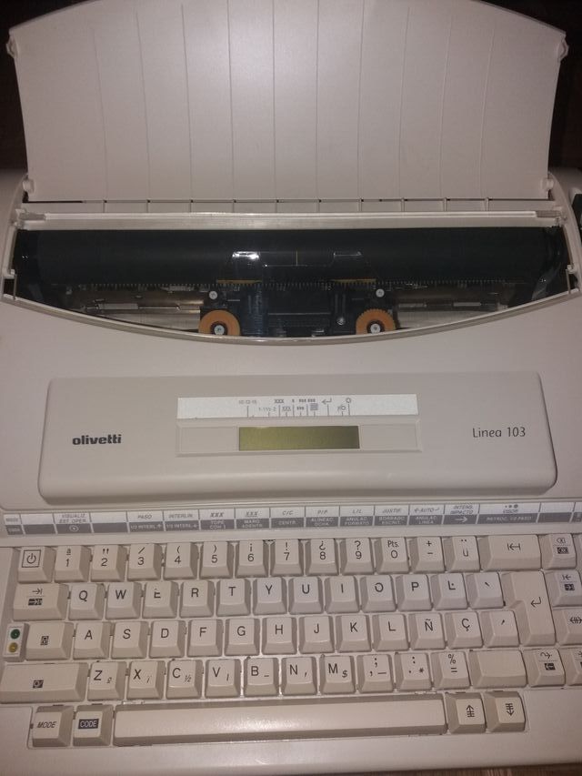 Maquina de escribir electronica