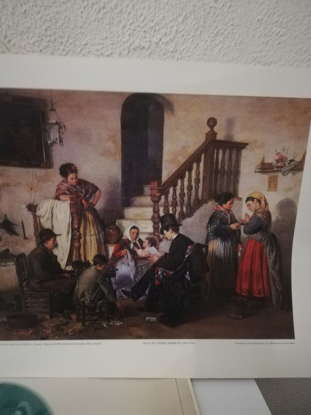 6 Láminas de la pintura Costumbrista Andaluza