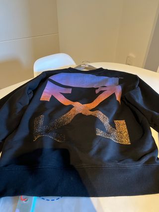 Sudadera Off-White sin capucha negra talla L de segunda mano por 299 EUR en  Las Rozas de Madrid en WALLAPOP