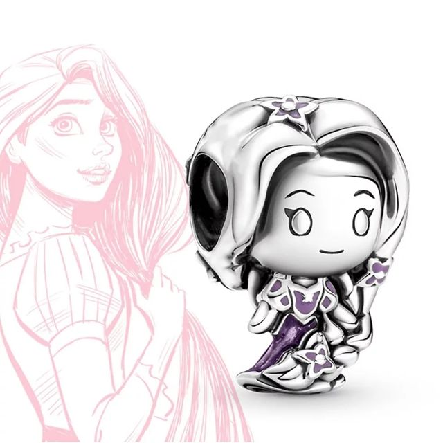 Charm abalorio Princesa Rapunzel pulsera Pandora