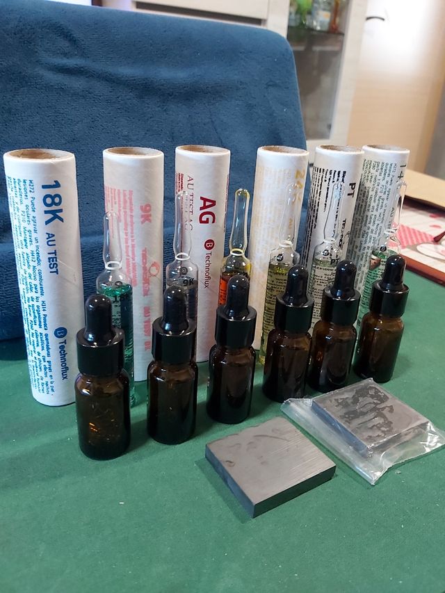 lote joyería oro 9kl 14k 18k 19, 24k plata platino