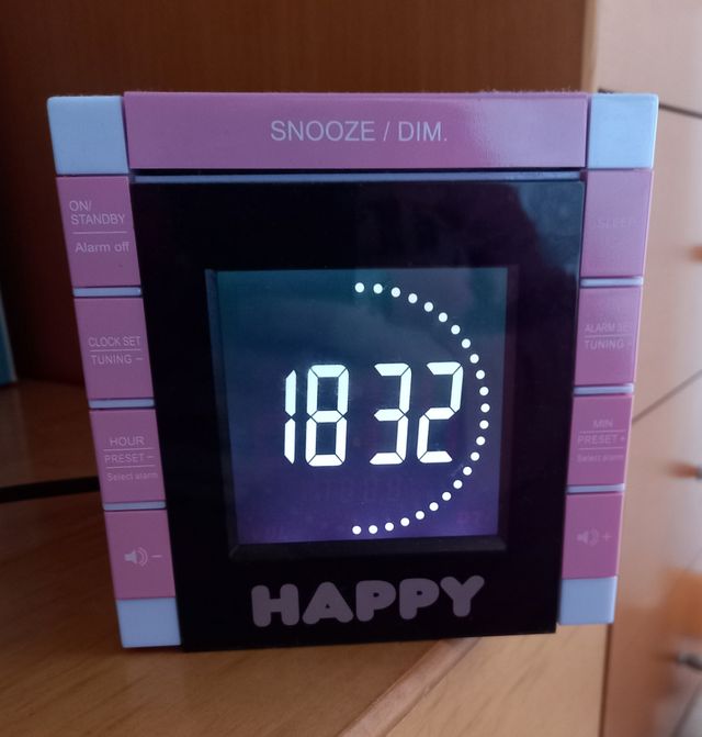 Radio despertador 