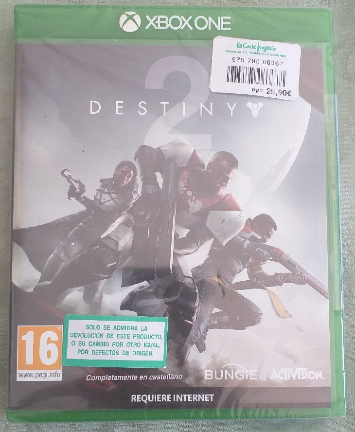 Imagen de DESTINITY 2 XBOX ONE NUEVO CORTE INGLES
