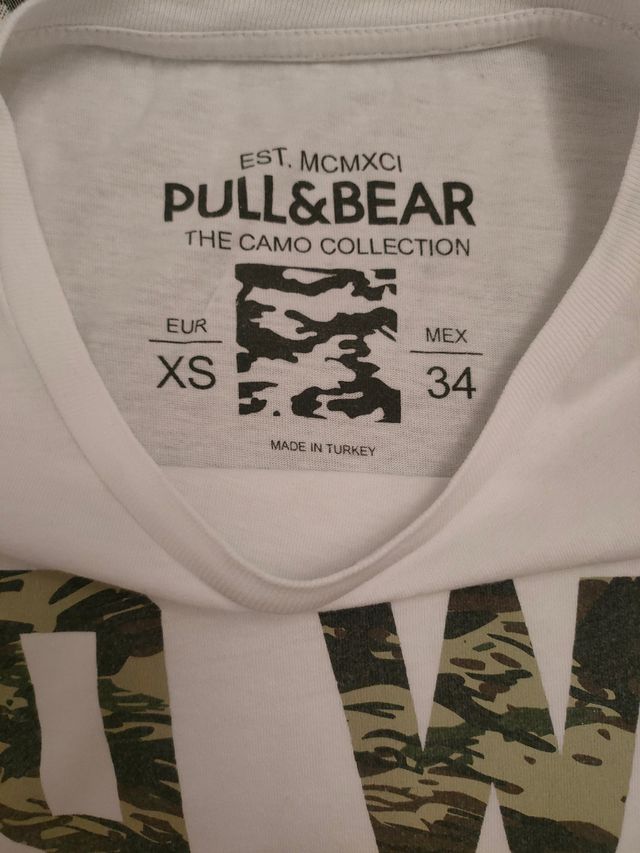 Camiseta Pull&Bear. Talla XS.