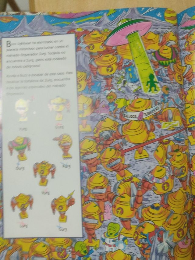 Libro toy story encuentra los objetos!