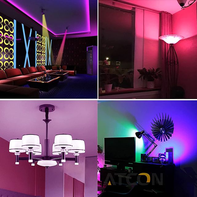 Pack de 2 BombillaS LED Inteligente WiFi, E27, 15W