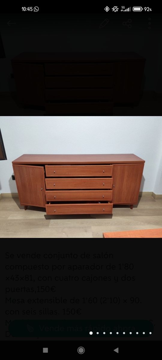 SET/ CONJUNTO. MUEBLES DE SALON