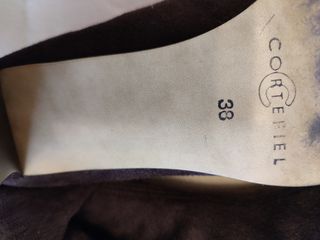 Botas marrones Cortefiel número 38 de segunda mano por 18 EUR en Pamplona  en WALLAPOP