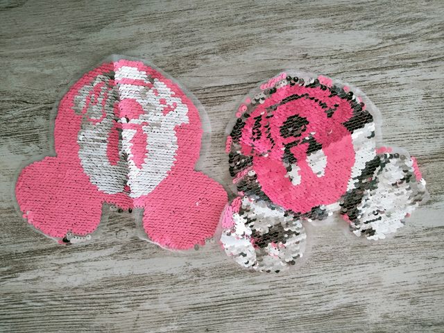 Aplicaciónes reversibles lentejuelas