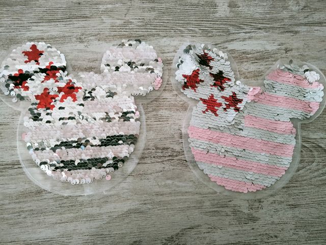 Aplicaciónes reversibles lentejuelas