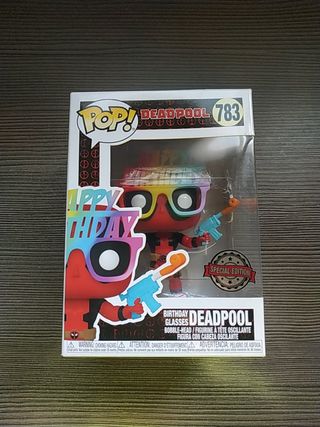 Funko pop Deadpool birthday glasses de 