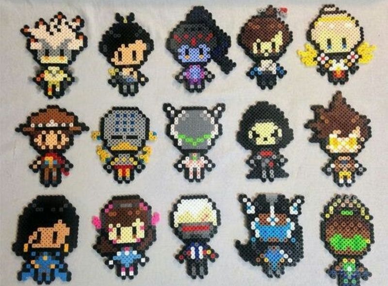 Imagen de Figuras personajes Overwatch hama