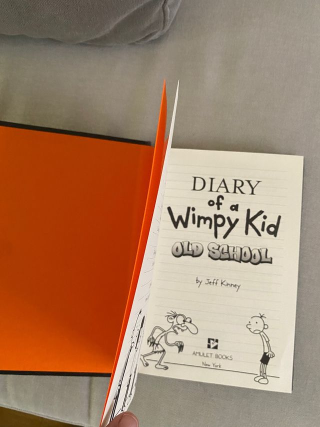 Diary of a wimpy kid Old School Tapa dura