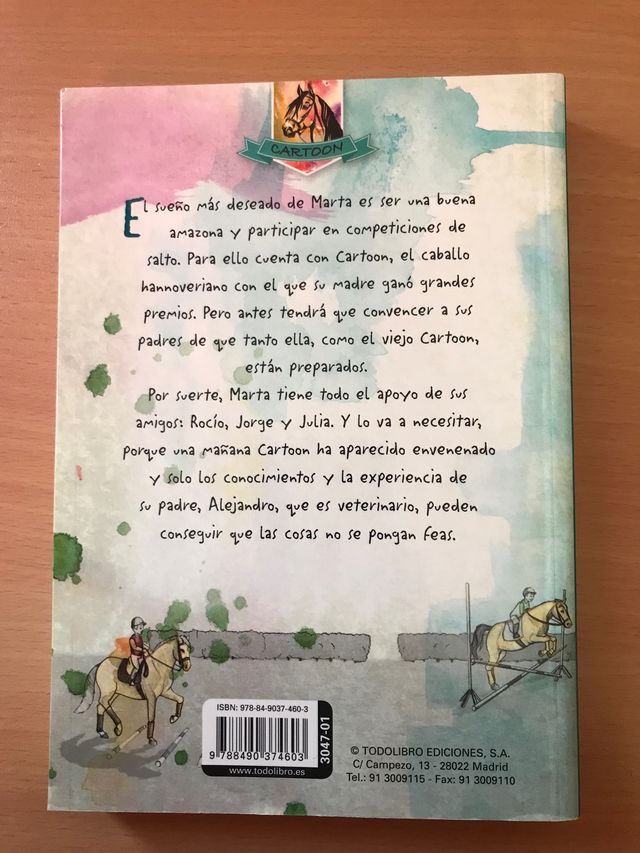 Libros caballos cartoon