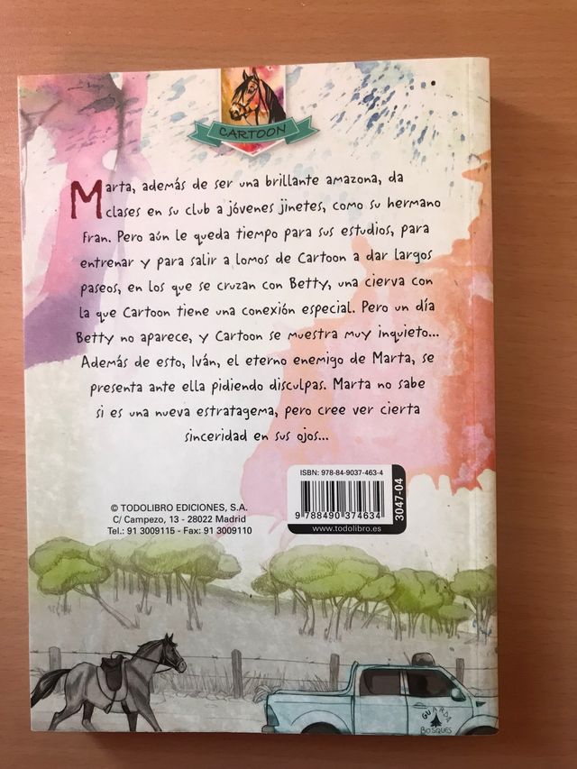 Libros caballos cartoon