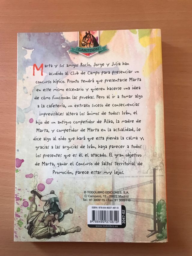 Libros caballos cartoon