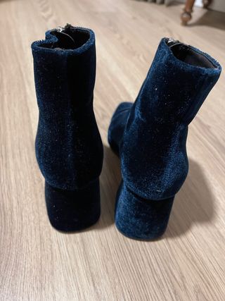 Botines Steve madden Azul talla 38 EU de en Terciopelo - 10871099