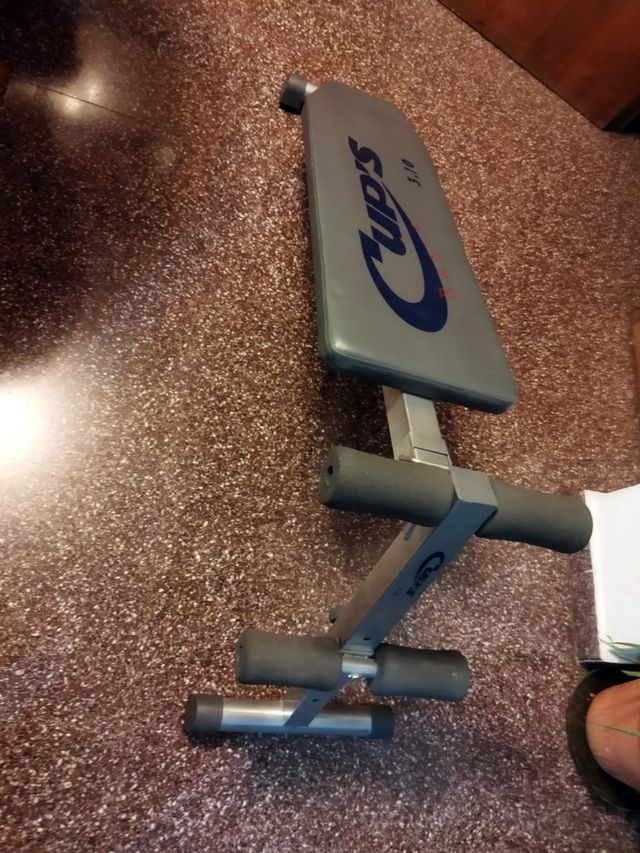 Banco abdominales plegable