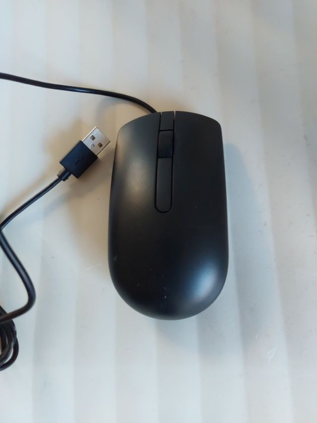 Ratón óptico DELL con cable