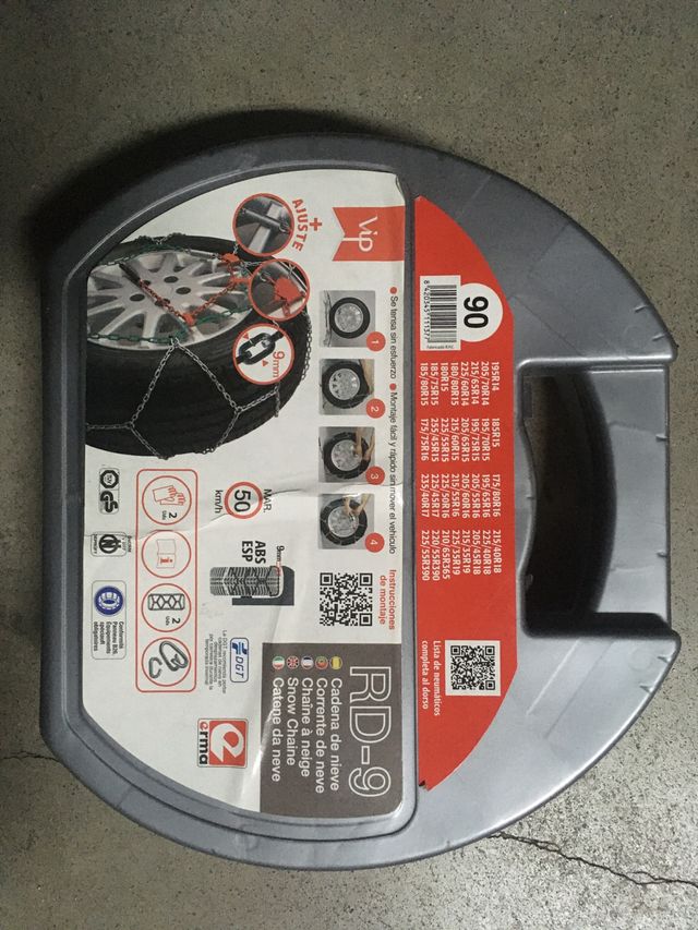 Cadenas para nieve metalicas nr 90 *SIN ESTRENAR*
