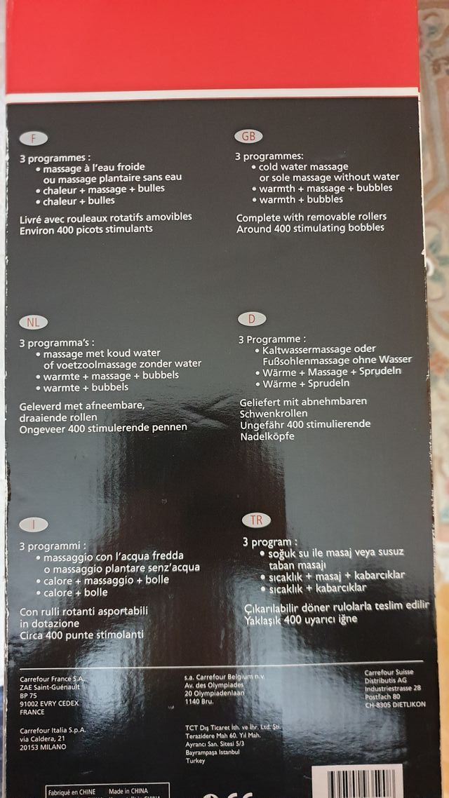 Masajeador pies Bluesky BFM 3838