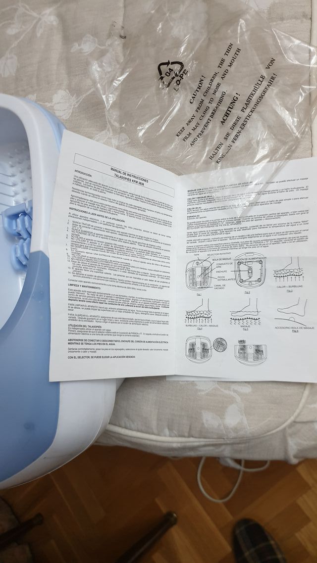 Masajeador pies Bluesky BFM 3838