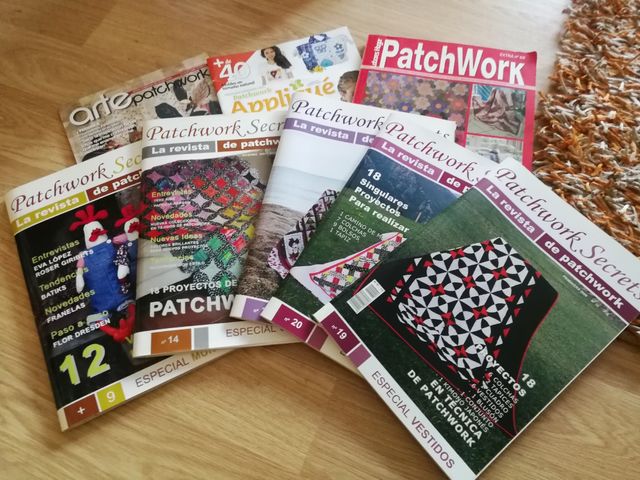 8 revistas Patchwork con patrones