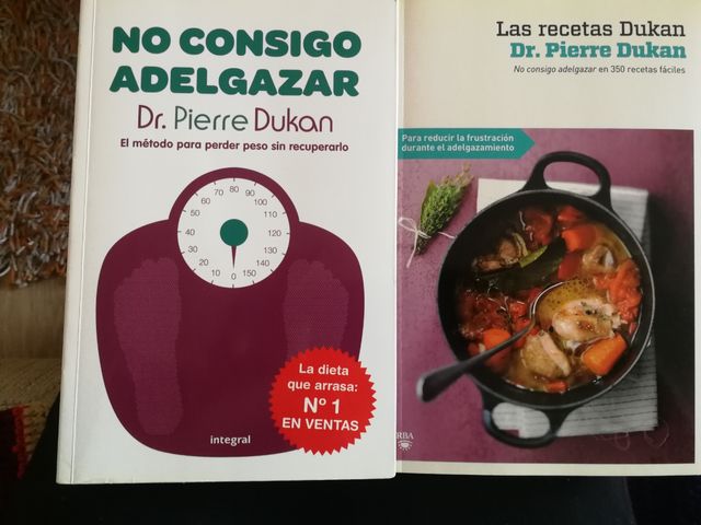 2 libros de Pierre Dukan para adelgazar