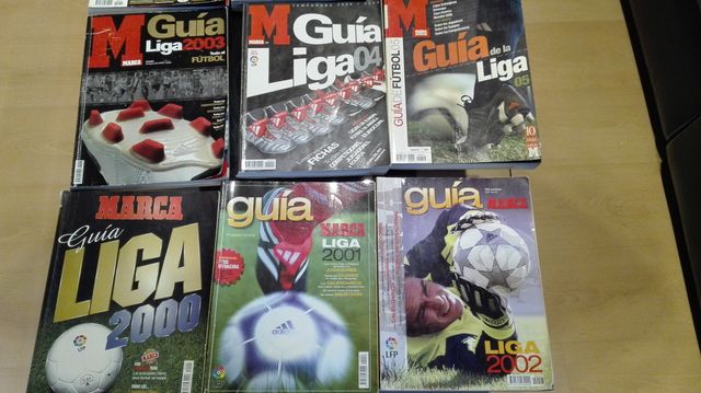 Colección libros de Guía de La Liga Marca