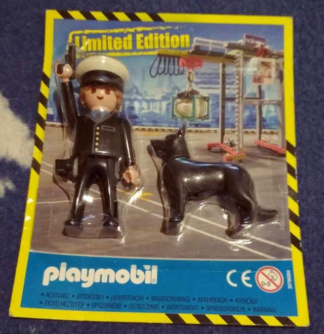 Playmobil policía con perro NUEVO
