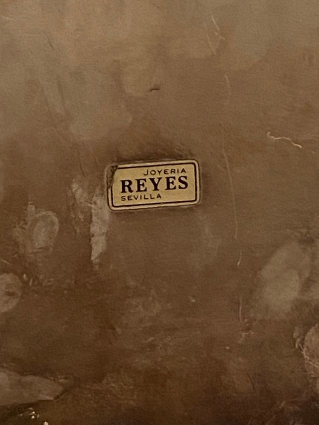 Bandeja de alpaca con asas (Joyería Reyes Sevilla)