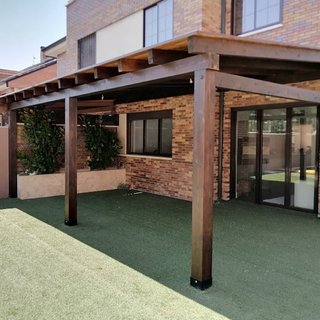 porche de madera